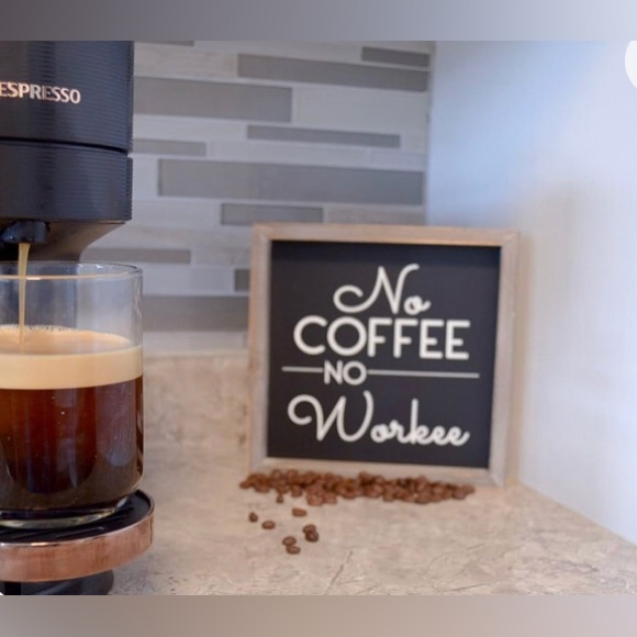 ☕️Wood-framed Coffee Sign, Rustic | Coffee Bar Accessory| Kitchen Decor - Picture 6 of 8